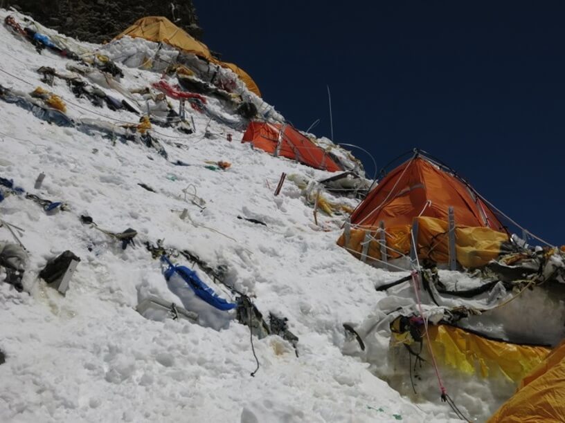 Výškový tábor na K2 - Expedice 2014