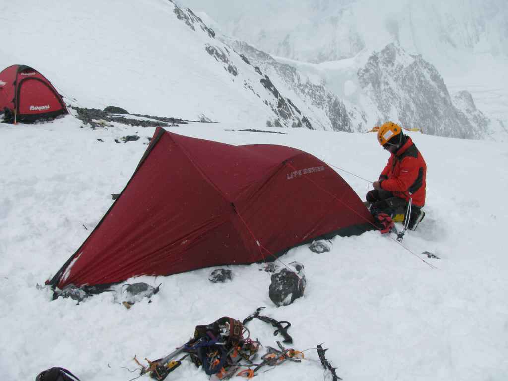 Expedice Gasherbrum I - stan Hannah Attack často zachrání život