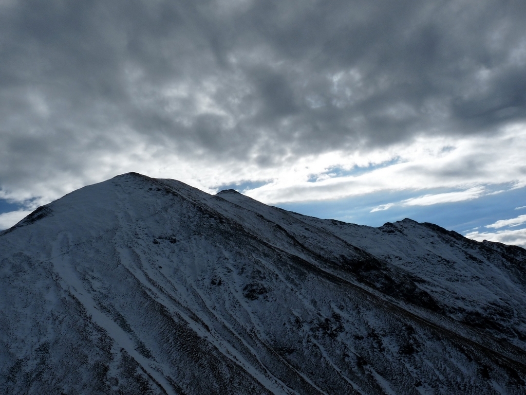 pohled na Bystrou z Bystrého sedla (1947m)