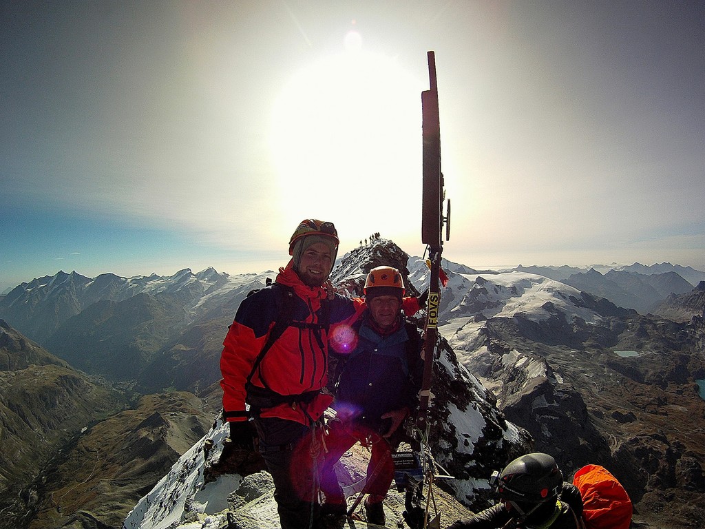 Na vrcholu Matterhorn 2017 - italská cesta - Martin Klusák