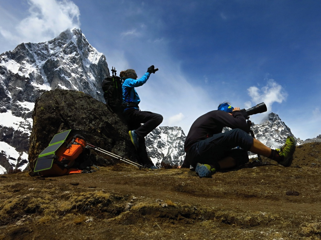 Honza Trávníček a Miri Jirková na cestě s fotografy k jedné z nejkrásnějších hor - Ama Dablam