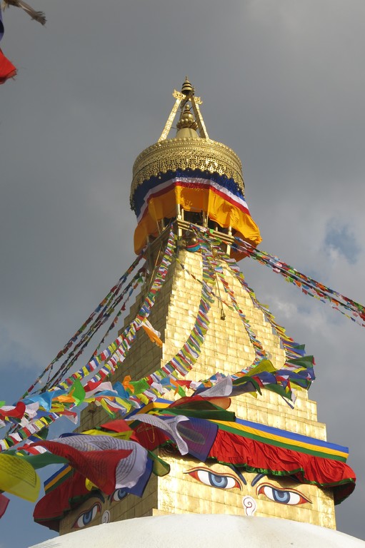 Swayanbunath. Je to už tři roky po zemětřesení