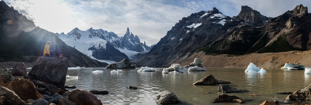 Laguna Torre, ledovec Torre a Cerro Torre