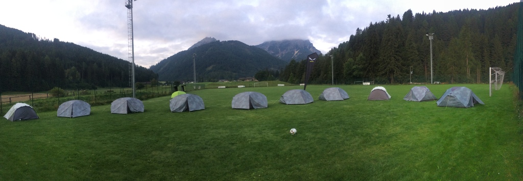 bydlení na Rock Point Salewa Alpine Campus 2019