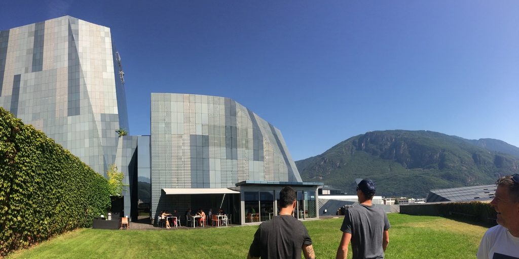 návštěva sídla Salewy během Rock Point Salewa Alpine Campus 2019