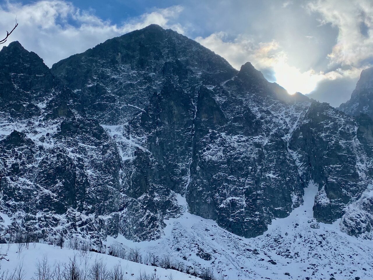 Výstup na vrchol Malého Kežmarského štítu (2 514 m) - Tatranský Eiger (severní stěna MKŠ)