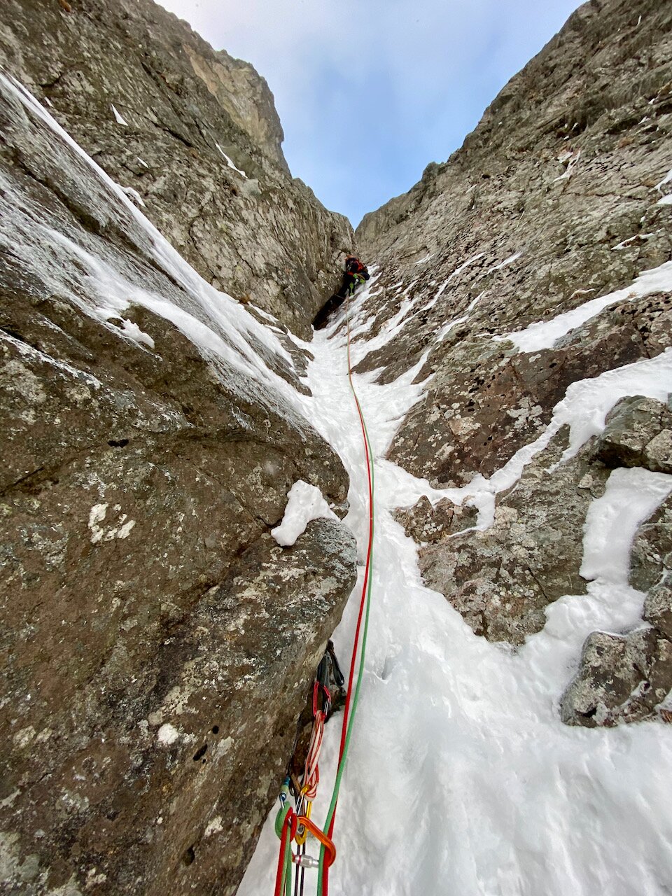 Výstup na vrchol Malého Kežmarského štítu (2 514 m) - Luky ve třetí délce