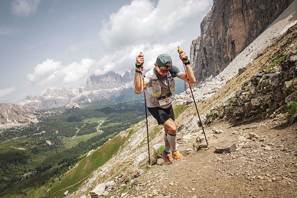 Aleš Sedlák při závodě Lavaredo Ultra Trail 2024