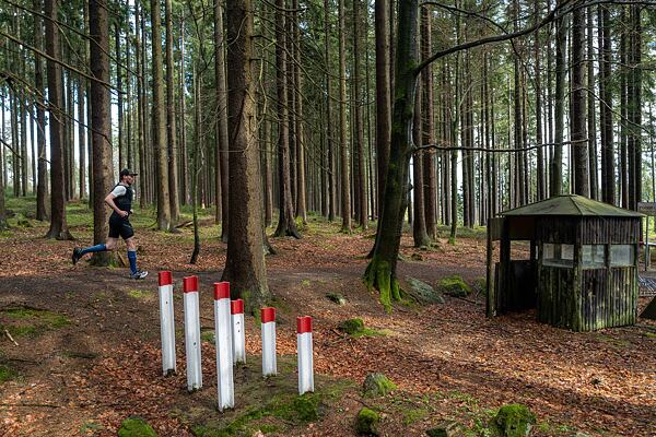 Rock Point napříč Novohradskými horami - Jeden z mnoha přeběhů hranice s Rakouskem