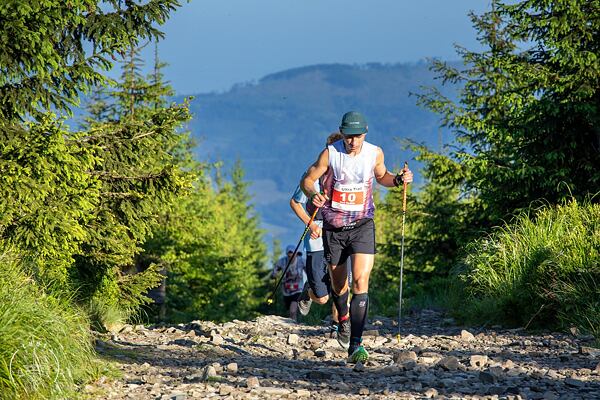 Aleš Sedlák během závodu LHUT - Lysohorský ultra trail