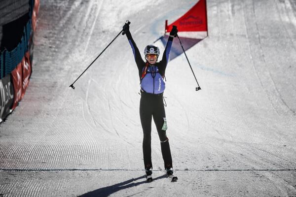 Eva Matějovičová na světovém poháru v Bormiu - sprint