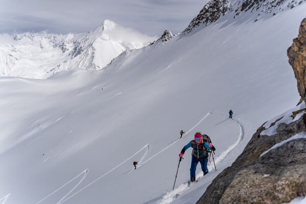 Těsně pod „ski depem“ Kuhscheibe