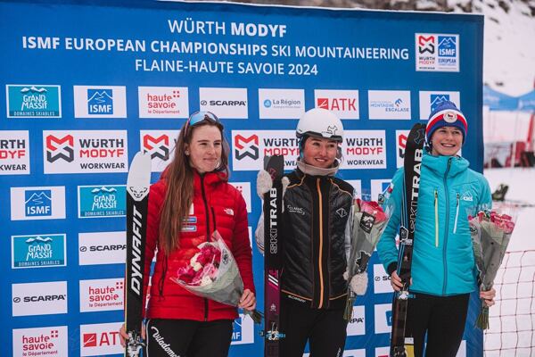 ME ve skialpinismu ve Francii 2024 - Eva Matějovičová na bronzovém stupni