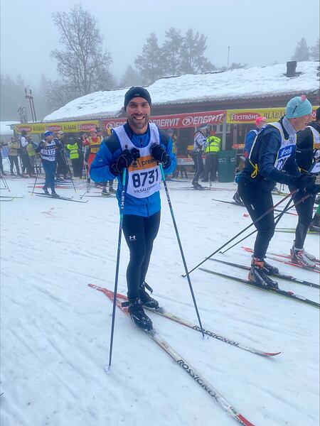 Jirka Roztočil na legendě běžkařských závodů - Vasaloppet 90 km